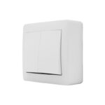 Redpoint ΔΙΑΚΟΠΤΗΣ K/R-A/R ΕΞΩΤΕΡΙΚΟΣ IP20 KARIN ΛΕΥΚΟ