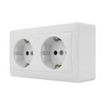 Redpoint ΔΙΠΛΗ ΠΡΙΖΑ ΣΟΥΚΟ ΑΣΦΑΛΕΙΑΣ ΕΞΩΤΕΡΙΚΗ IP20 KARIN ΛΕΥΚΗ