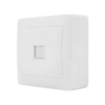 Redpoint ΠΡΙΖΑ ΤΗΛΕΦΩΝΟΥ RJ11 ΕΞΩΤΕΡΙΚΗ IP20 KARIN ΛΕΥΚΗ STINEL