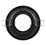 Redpoint 6176 ΣΠΟΤ ΧΩΝΕΥΤΟ GU10 ΣΤΡΟΓΓΥΛΟ ΚΙΝΗΤΟ Φ97/24 (ΚΟΠΗ Φ77) ΜΑΥΡΟ ORNO - Image 4