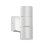 Redpoint CLARA SPOT ΚΗΠΟΥ ΔΙΠΛΟ UP&DOWN 2xGU10 ΛΕΥΚΟ ΑΛΟΥΜΙΝΙΟ IP65 (Made In P.R.C)