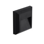 Redpoint TIANA ΑΠΛΙΚΑ ΚΗΠΟΥ LED ΤΕΤΡΑΓΩΝΗ ΕΠΙΤΟΙΧΗ (ΚΡΥΦΟ ΦΩΣ) 4W 3CCT ABS IP65 ΜΑΥΡΗ (Made In P.R.C)