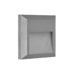 Redpoint TIANA ΑΠΛΙΚΑ ΚΗΠΟΥ LED ΤΕΤΡΑΓΩΝΗ ΕΠΙΤΟΙΧΗ (ΚΡΥΦΟ ΦΩΣ) 4W 3CCT ABS IP65 ΓΚΡΙ (Made In P.R.C)