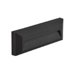 Redpoint KIMBERLY ΑΠΛΙΚΑ ΚΗΠΟΥ LED ΠΑΡΑΛΛΗΛΟΓΡΑΜΜΗ ΕΠΙΤΟΙΧΗ (ΚΡΥΦΟ ΦΩΣ) 4W 3CCT ABS IP65 ΜΑΥΡΗ