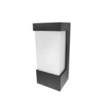 Redpoint SIENNA ΑΠΛΙΚΑ ΤΟΙΧΟΥ LED 10W 3000k IP65 235*105*90 ΑΛΟΥΜΙΝΙΟ ΜΑΥΡΗ (Made In P.R.C)