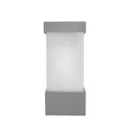 Redpoint SIENNA ΑΠΛΙΚΑ ΤΟΙΧΟΥ LED 10W 3000k IP65 235*105*90 ΑΛΟΥΜΙΝΙΟ ΓΚΡΙ (Made In P.R.C)