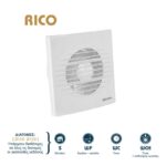 Redpoint 007-4202 RICO WP ΕΞΑΕΡΙΣΤΗΡΑΣ ΛΟΥΤΡΟΥ ΜΕ ΚΟΡΔΟΝΙ + ΚΑΛΩΔΙΟ Φ100 15W ΛΕΥΚΟΣ DOSPEL