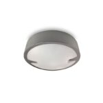 Redpoint "LIA" ΑΠΛΙΚΑ LED 11W ΣΤΡΟΓΓΥΛΟ ΜΕ ΕΣΟΧΗ ΓΚΡΙ 3 CCT IP65 (κατασκευή Κίνα)