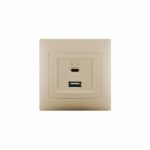 Redpoint ΚΡΕΜ ΠΡΙΖΑ USB type-A + type-C "DOMUS"