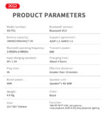 XO F53 Xingmu Ηχείο 8 ιντσών RGB Ηχείο Bluetooth 40W - Image 6