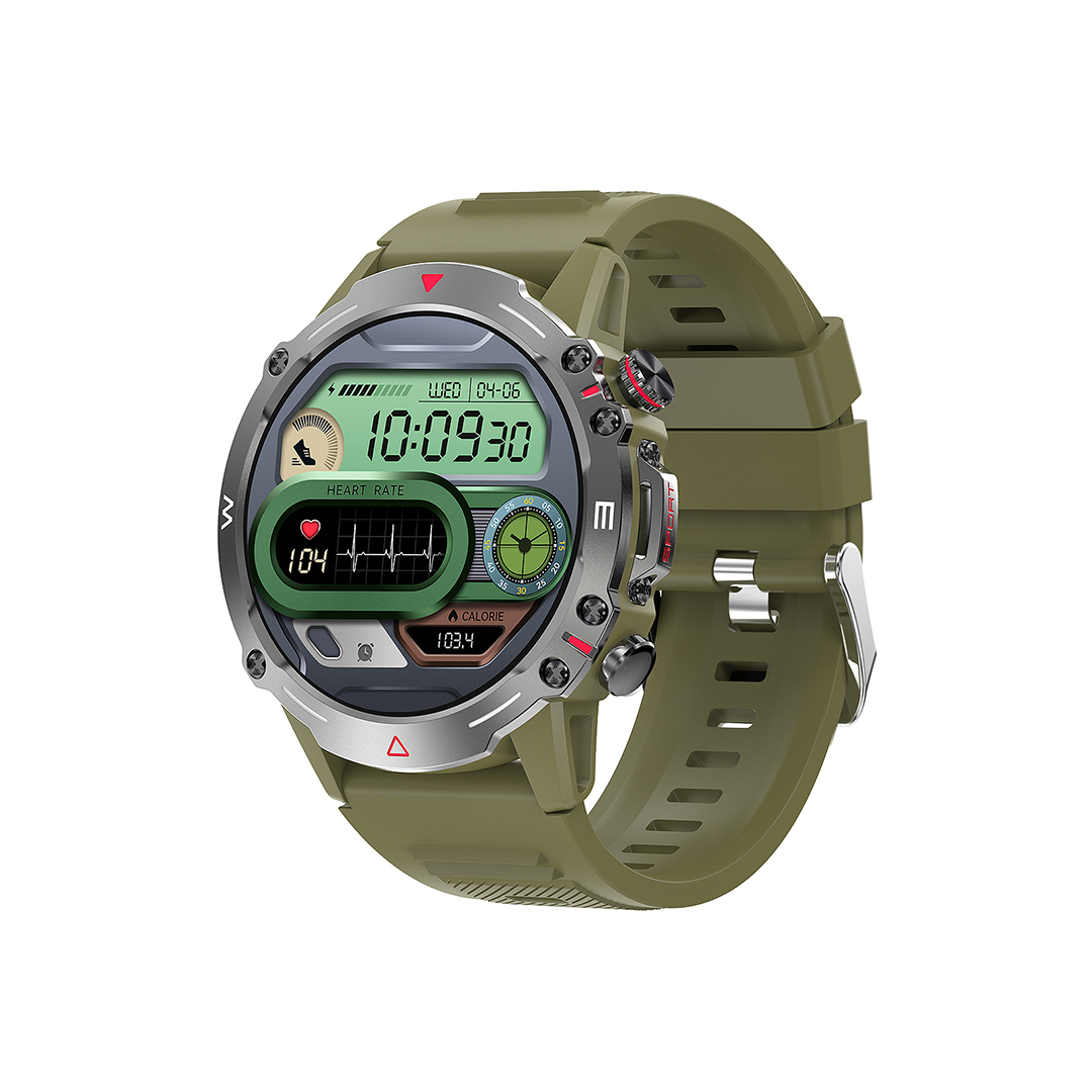 2j7 XO J7 Amoled Star Round Smart Sports Call Watch (Πράσινο) - Image 1