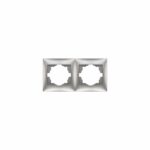 Redpoint ΑΣΗΜΙ ΠΛΑΙΣΙΟ ΔΙΠΛΟ ΟΡΙΖΟΝΤΙΟ "DOMUS"