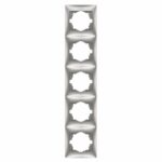 Redpoint ΑΣΗΜΙ ΠΛΑΙΣΙΟ ΠΕΝΤΑΠΛΟ ΚΑΘΕΤΟ "DOMUS"