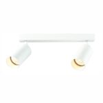 Redpoint "DEBY 2" ΛΕΥΚΟ SPOT ΟΡΟΦΗΣ ΜΕ ΒΡΑΧΙΟΝΑ 2xGU10 ΑΛΟΥΜΙΝΙΟ (Made In P.R.C)