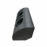 Redpoint ΓΩΝΙΑΚΟ ΠΟΛΥΠΡΙΖΟ 2 ΣΟΥΚΟ ΜΑΥΡΟ ΜΕ ΚΑΛΩΔΙΟ - Image 2