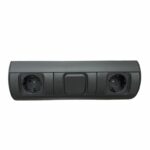 Redpoint ΓΩΝΙΑΚΟ ΠΟΛΥΠΡΙΖΟ 2 ΣΟΥΚΟ + 1 ΔΙΑΚΟΠΤΗΣ ΜΑΥΡΟ ΜΕ ΚΑΛΩΔΙΟ