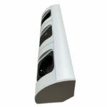 Redpoint ΓΩΝΙΑΚΟ ΠΟΛΥΠΡΙΖΟ 2 ΣΟΥΚΟ ΜΕ USB A+C ΑΣΗΜΙ ΜΕ ΚΑΛΩΔΙΟ - Image 2