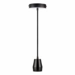 Redpoint ΑΝΑΡΤΗΣΗ Ε27 'BULLET' ΜΕ ΜΑΥΡΟ ΝΤΟΥΙ ΑΛΟΥΜΙΝΙΟΥ ΚΑΙ ΚΑΛΩΔΙΟ ΥΦΑΣΜΑΤΙΝΩΝ ΙΝΩΝ 1.5Μ