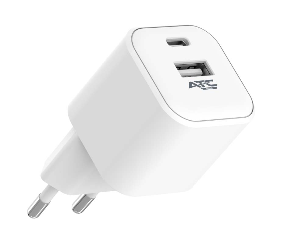 3171 ATC-CH10 Φορτιστής PD με 2 Θύρες USB-Α & Type-C 12W - Image 1