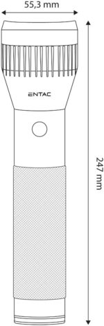 Entac Φακός 2D Αλουμινίου - Image 2