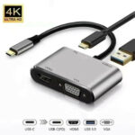 Μετατροπέας 4in1 HDMI VGA USB3.0 PD - Image 2