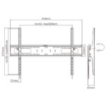 Brateck Βάση TV Επιτοίχια LP42-69T 60" - 100" - Image 2