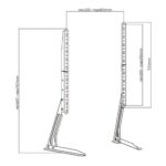 ATC Βάση TV Επιτραπέζια ATC-2370 23"-70" - Image 4