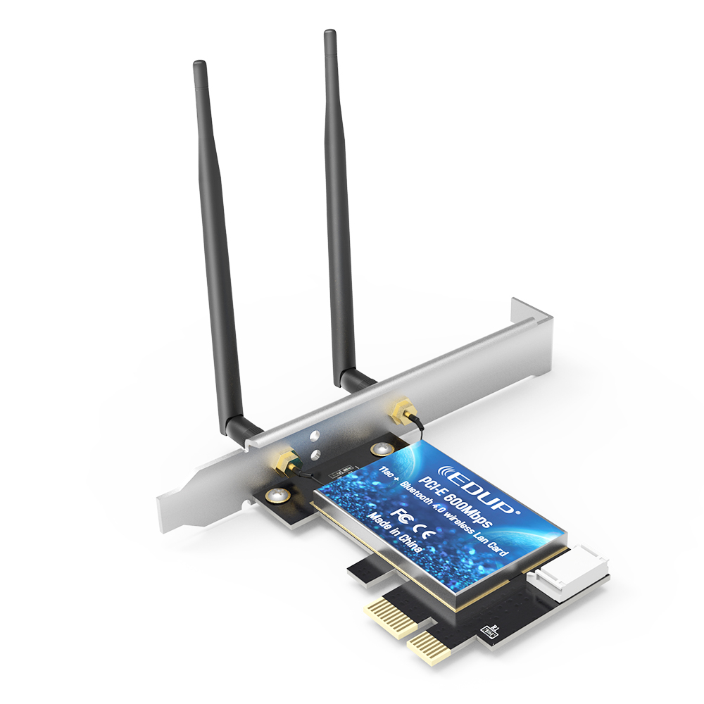 6_ EDUP EP-9619 AC600 WiFi + Bluetooth 4.2 Network Card - Image 1