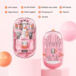 Meetion MT-BTM005 Ασύρματο Ποντίκι Ροζ - Image 2