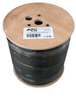 ATC Στροφείο RF ATC-723 RG6 300μ PET Μαύρο