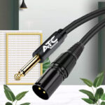 ATC HQ 6.35mm Mono / Canon Male Cable 2m - Image 4