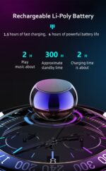 ATC-05S Mini Φορητό Ηχείο Ασημί - Image 20