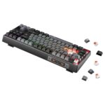 Meetion MT-MK14 Μηχανικό Πληκτρολόγιο Gaming Ενσύρματο & Ασύρματο με Bluetooth και 2.4G RGB Μαύρο US - Image 8