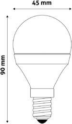 Avide LED Σφαιρική 7W E14  Θερμό 3000K Value - Image 3