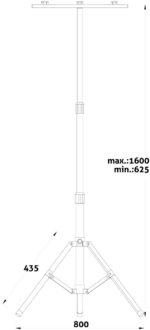 Avide Τρίποδο Προβολέων Διπλό - Image 3