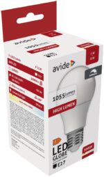 Avide LED Κοινή A60 11W E27 Θερμό 3000K Ντιμαριζόμενο