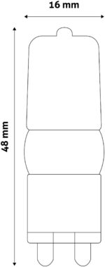 Avide LED G9  2.5W 160° Θερμό 3000K - Image 4