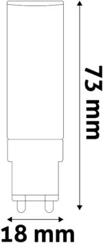 Avide LED 7W G9 220° Θερμό 3000K flat - Image 5