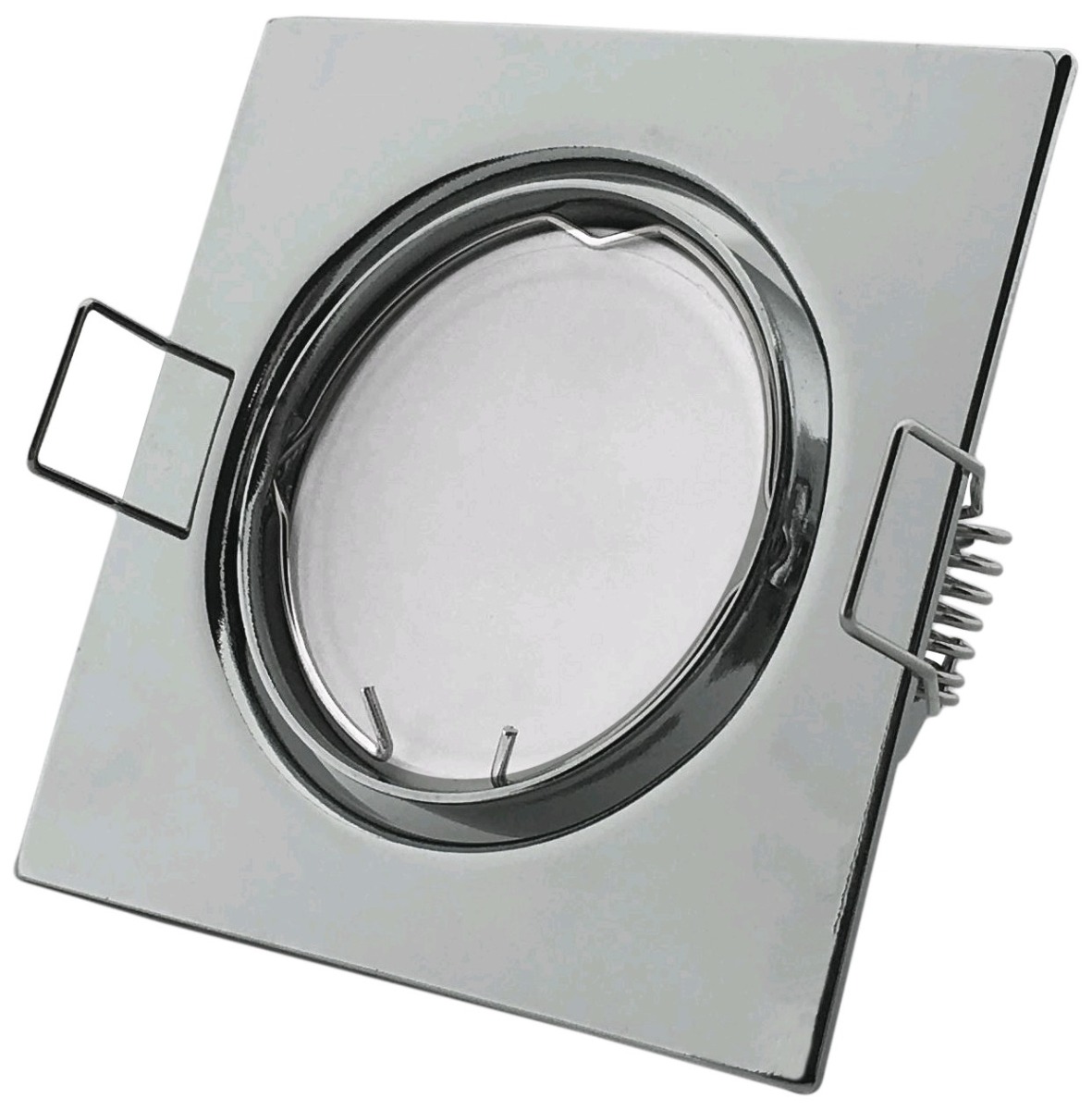 abgu10f-ss-ch_avide-gu10-keret-negyzetes-forgathato-krom_1 Avide GU10 Πλαίσιο Τετράγωνο Σαγρέ Χρώμιο - Image 1