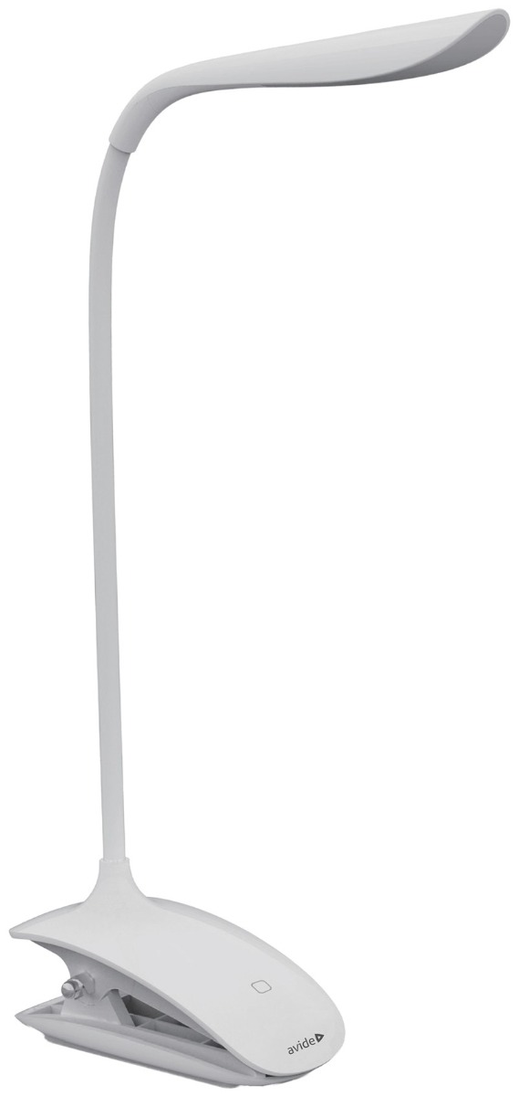 abldl-clip-15w_avide-led-asztali-lampa-csiptetheto-feher-15w_1 Avide LED Φωτιστικό Γραφείου με Μανταλάκι Άσπρο 1.5W - Image 1