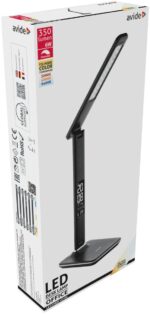 Avide LED Φωτιστικό Γραφείου Δερμάτινο με Ημερολόγιο Μαύρο 6W - Image 3