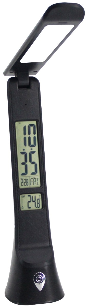 abldlc-6w-b-hg_avide-led-asztali-lampa-borhatasu-hugo-fekete-6w-naptar_1 Avide LED Φωτιστικό Γραφείου Δερμάτινο Hugo Μαύρο 6W με Ημερολόγιο - Image 1