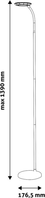 Avide LED Φωτιστικό Δαπέδου Angel 12W Λευκό 4000K Άσπρο - Image 4