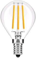 Avide LED Filament Σφαιρική  4W E14 360° Λευκό 4000K - Image 2