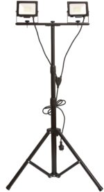 Avide LED Προβολέας Slim SMD 2x30W Λευκό 4000K 2 Κεφαλές με Τρίποδο - Image 2