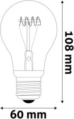 Avide LED Soft Filament  4.5W E27 120°  2700K - Image 3
