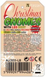 Artezan Χριστουγεννιάτικος Νάνος 33cm LED Σώμα με Μπαταρίες - Image 3