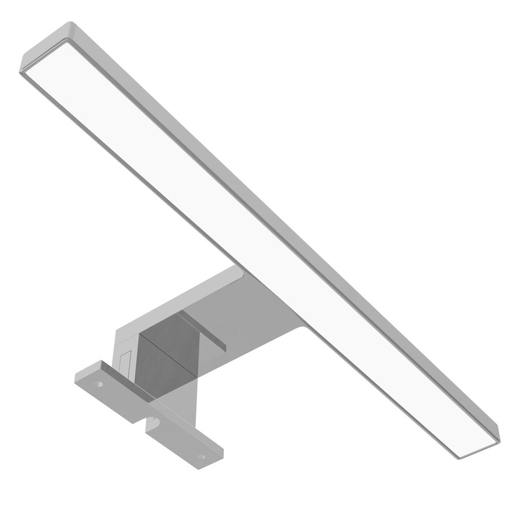 alml-b30-c-5w Avide LED Τετράγωνο Φωτιστικό Καθρέφτη Chrome Plastic 300mm NW 4000K 5W IP44 - Image 1