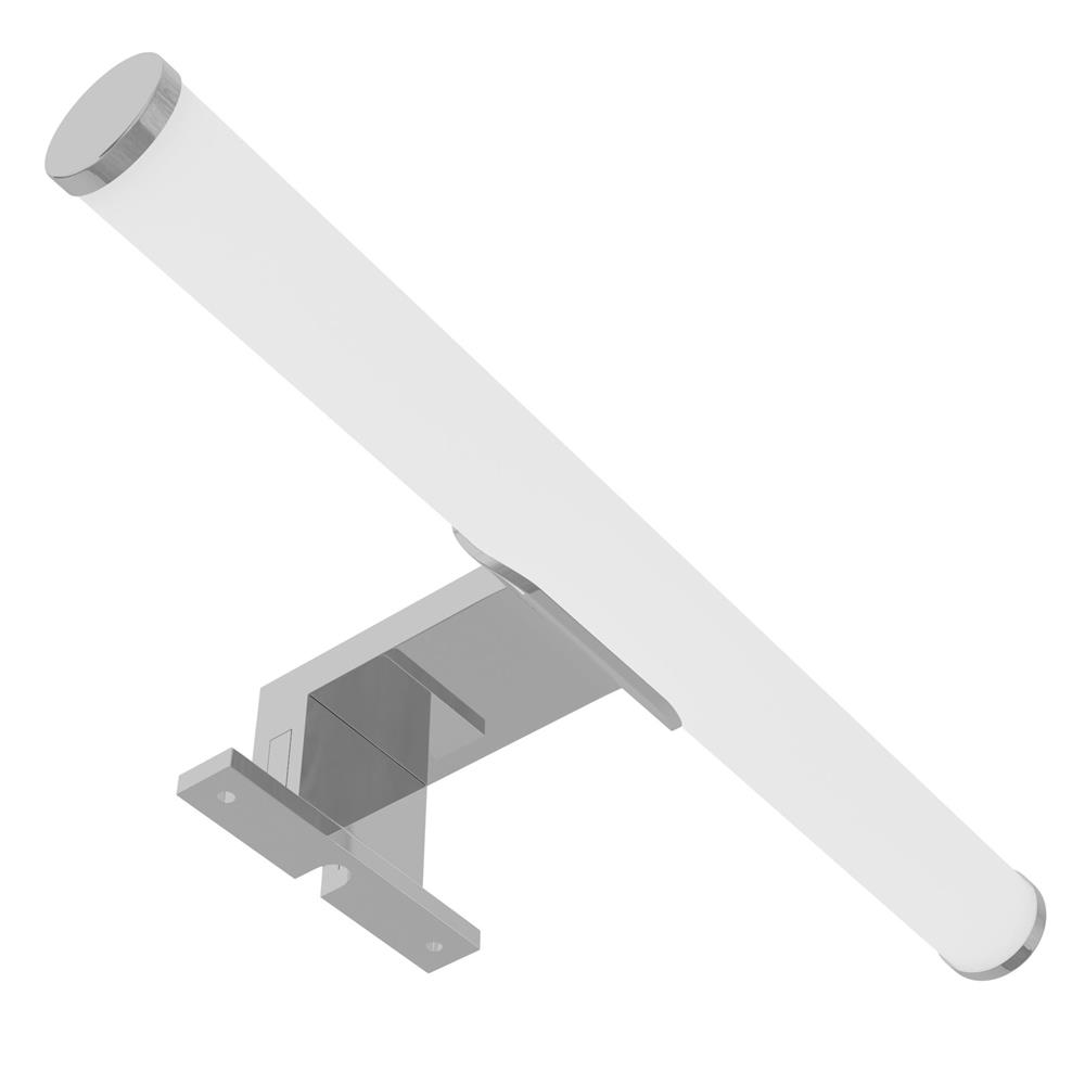 alml-r30-c-5w Avide LED Στρογγυλό Φωτιστικό Καθρέφτη Πλαστικό Chrome 300mm NW 4000K 5W IP44 - Image 1