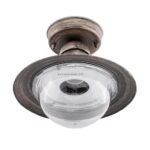 Avide Εξωτερικό Φωτιστικό Οροφής Imperial 1xE27 IP44 Σκούρο Χρυσό - Image 2